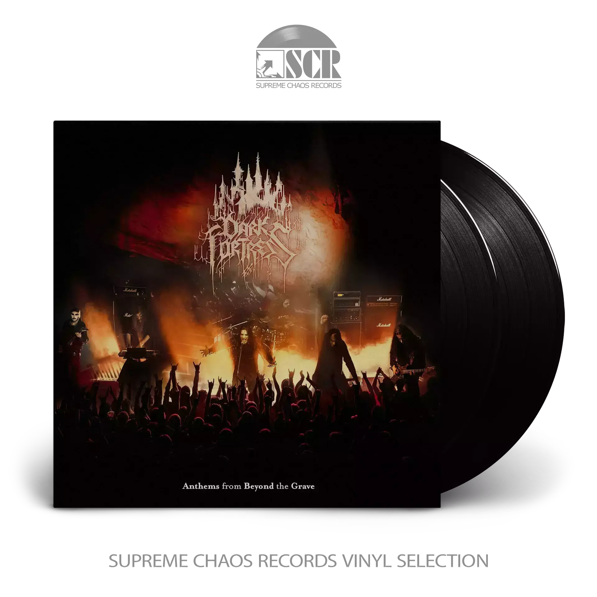 DARK FORTRESS - Anthems From Beyond The Grave - Live In Europe 2023 · BLACK 2LP (Black Metal Vinyl)