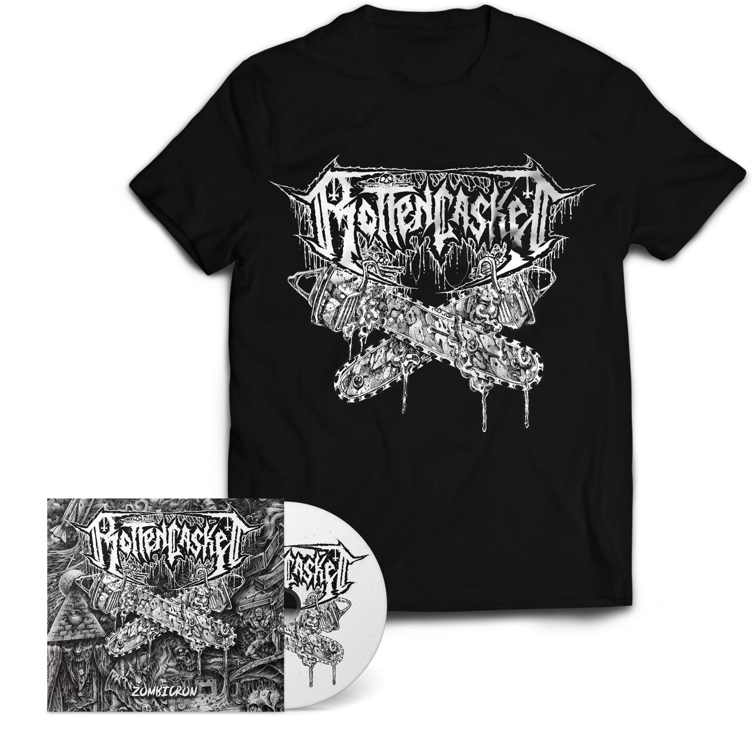 ROTTEN CASKET · Zombicron | DIGIPAK BUNDLE ROTTEN CASKET · Zombicron | DIGIPAK BUNDLE (Death Metal CDs)