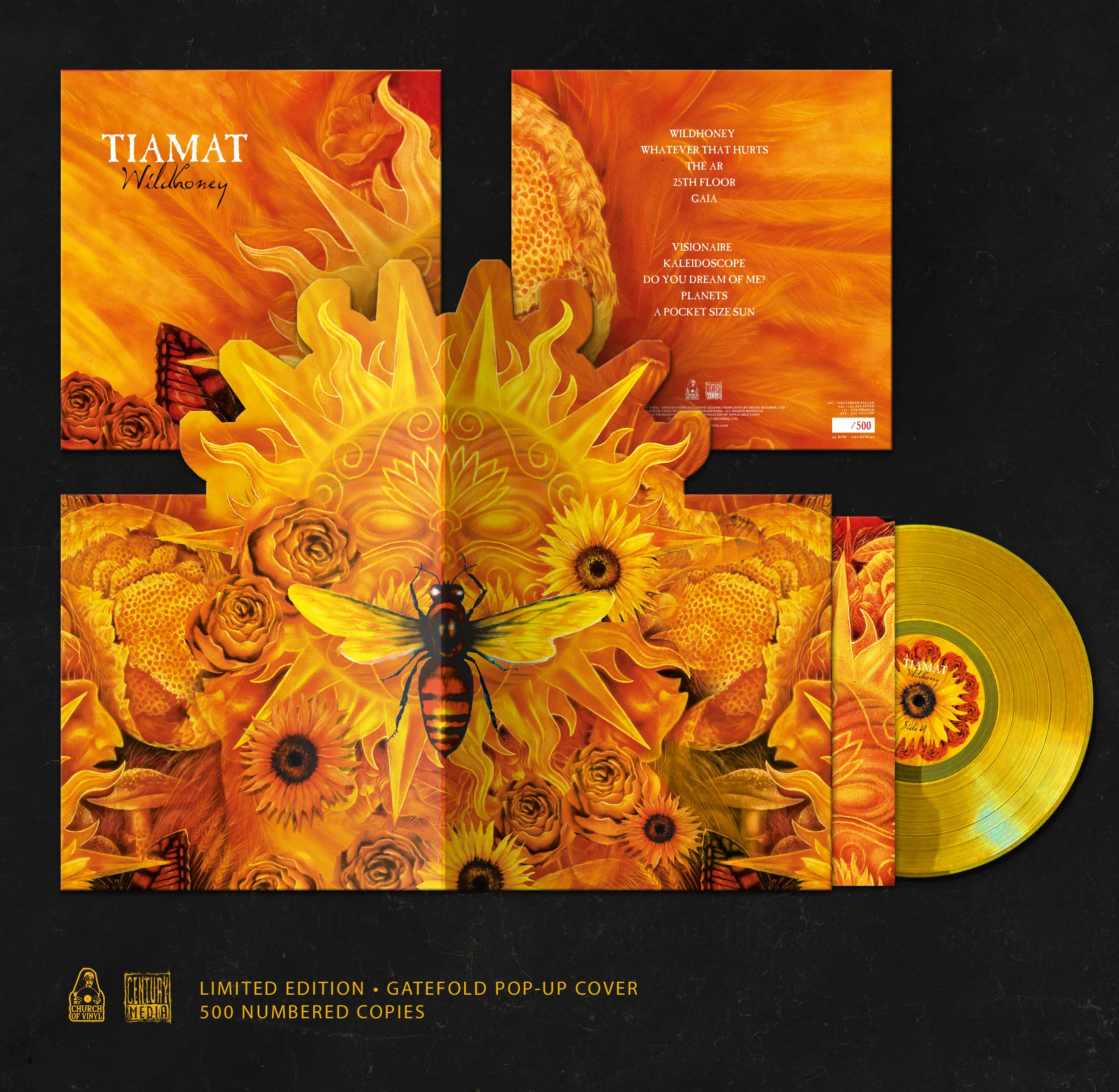 TIAMAT - Wildhoney (Pop-Up) [YELLOW LP]