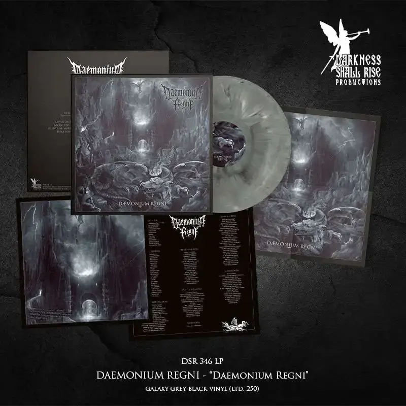 DAEMONIUM REGNI · Daemonium Regni | GREY/BLACK GALAXY LP (Black Metal/Death Metal Vinyl) · Picture 2