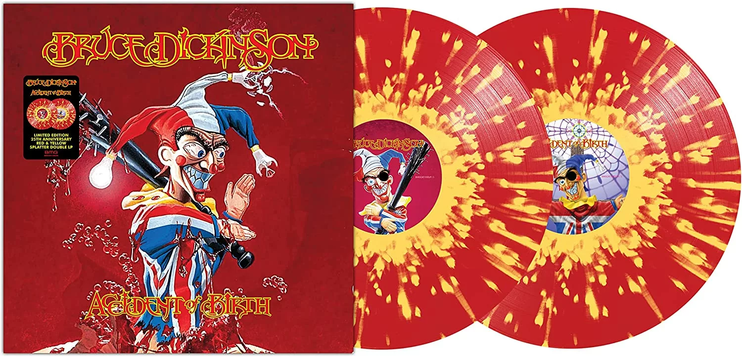 BRUCE DICKINSON · Accident Of Birth (25th Anniversary Edition) | RED/YELLOW SPLATTER DLP BRUCE DICKINSON · Accident Of Birth (25th Anniversary Edition) | RED/YELLOW SPLATTER DLP (Heavy Metal Vinyl)