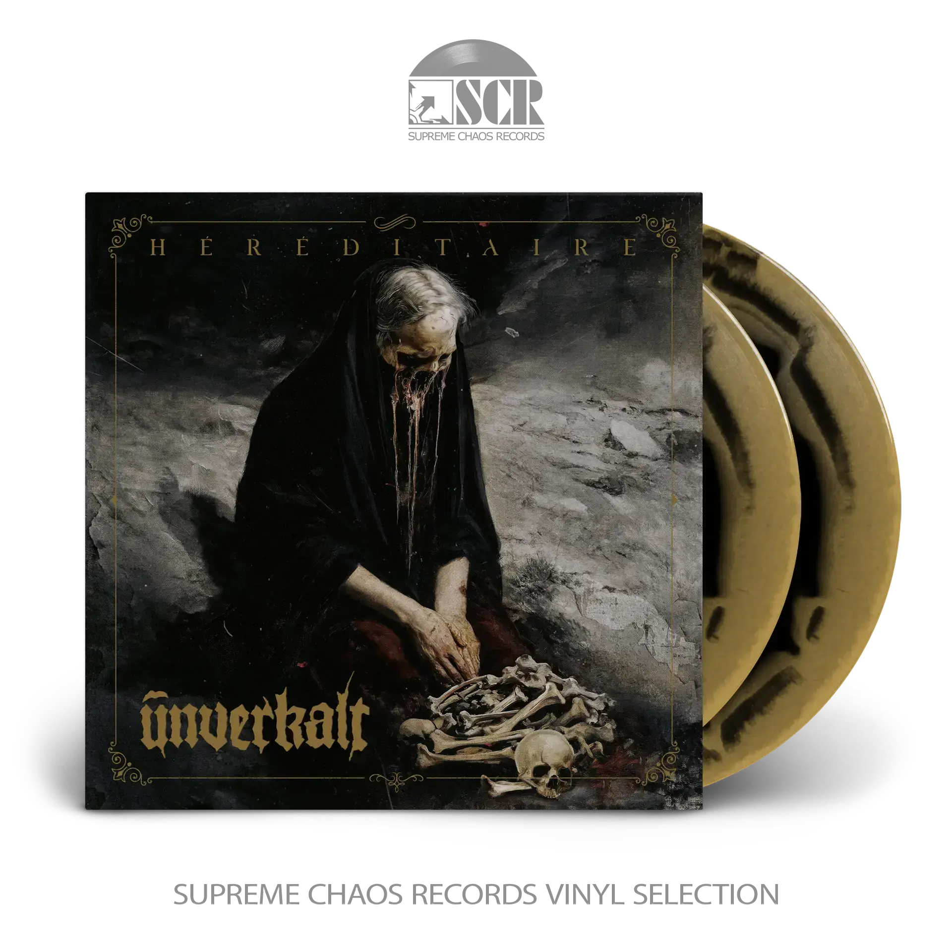UNVERKALT · Héréditaire | SUNBURST 2LP (Post Metal Vinyl)
