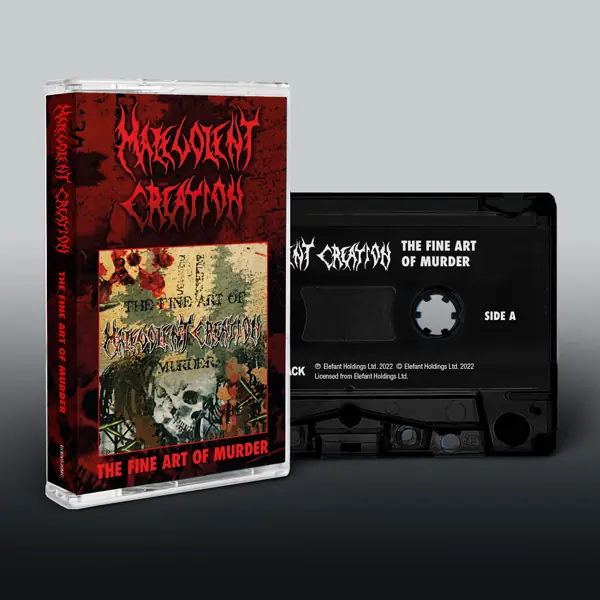 MALEVOLENT CREATION · The Fine Art Of Murder | BLACK TAPE (Death Metal Tapes)