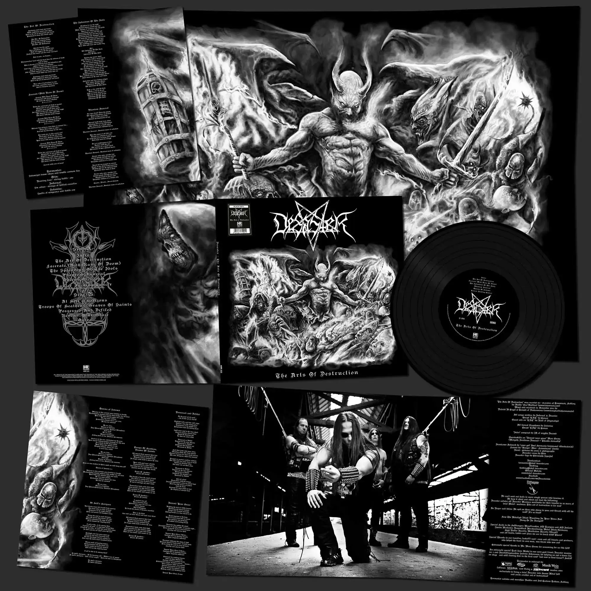 DESASTER · The Arts Of Destruction | BLACK LP · Picture 2 DESASTER · The Arts Of Destruction | BLACK LP (Thrash Metal Vinyl) · Picture 2