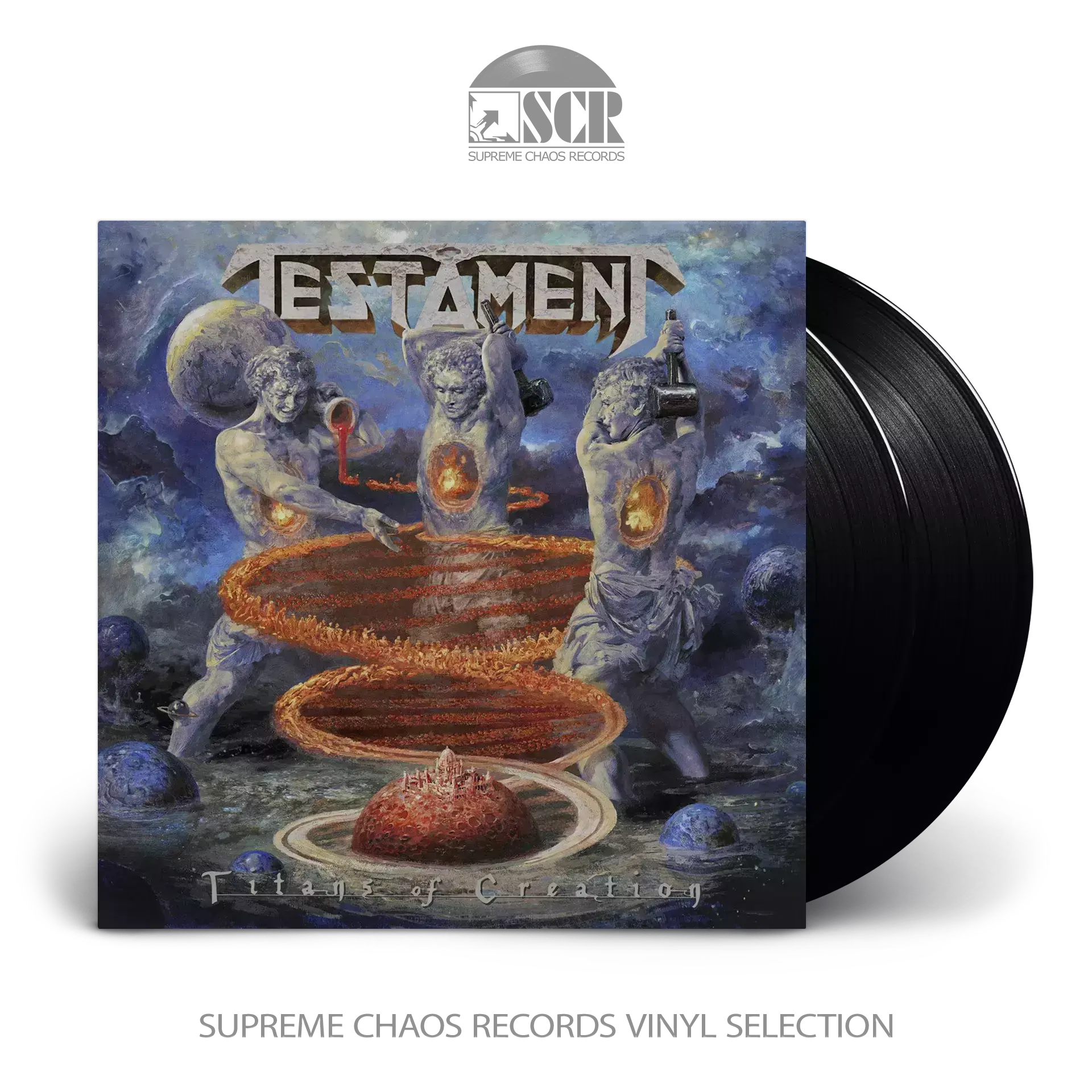 TESTAMENT - Titans of Creation · BLACK 2LP (Thrash Metal Vinyl)