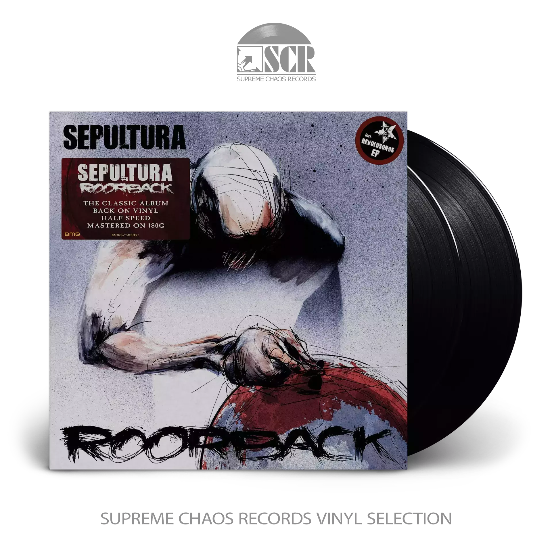 SEPULTURA - Roorback (Half Speed Mastering) · BLACK 2LP SEPULTURA - Roorback (Half Speed Mastering) · BLACK 2LP (Thrash Metal Vinyl)