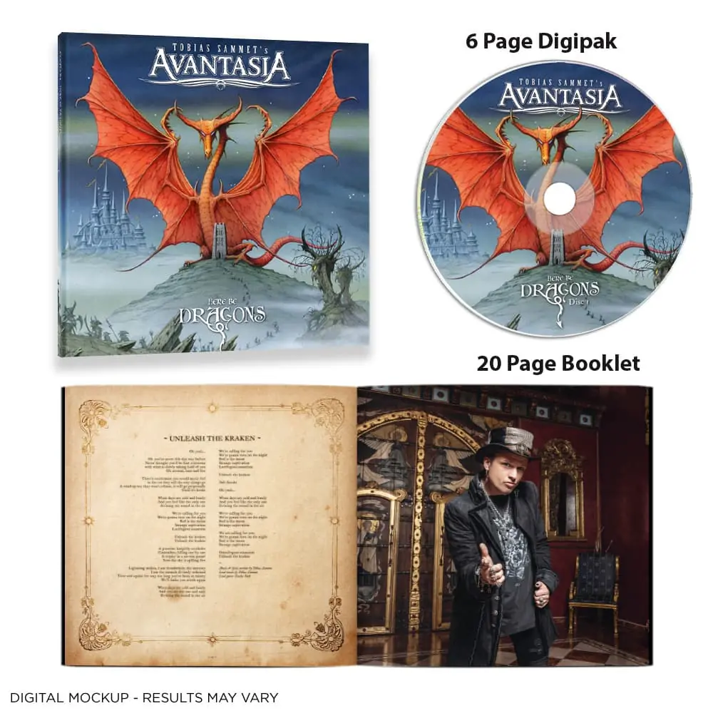 AVANTASIA - Here Be Dragons · DIGIPAK CD