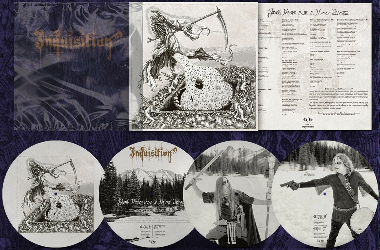 INQUISITION - Black Mass For A Mass Grave (MONOCHROME EDITION) [PICTURE DLP]