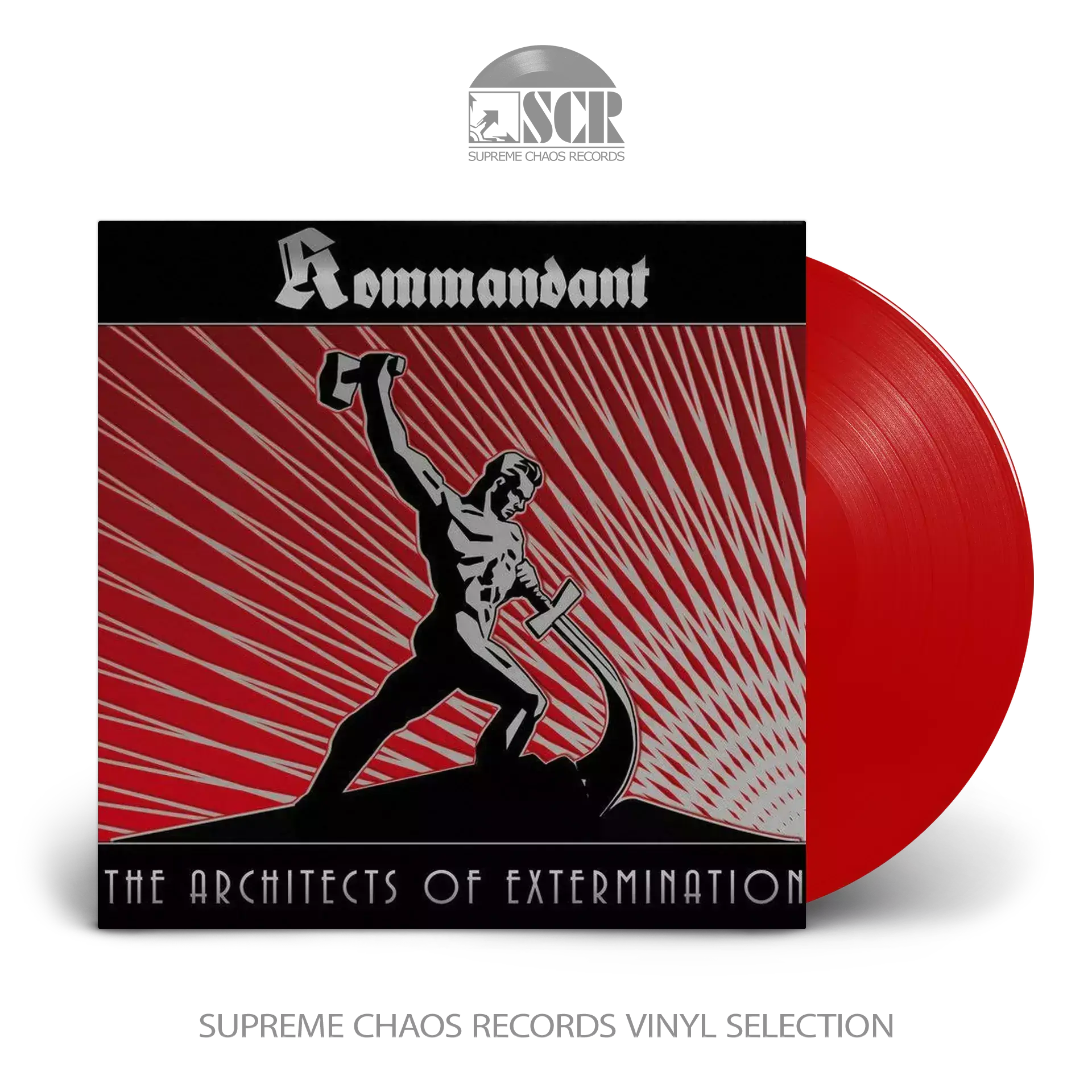 KOMMANDANT - The Architects Of Extermination · RED LP KOMMANDANT - The Architects Of Extermination · RED LP (Black Metal Vinyl)
