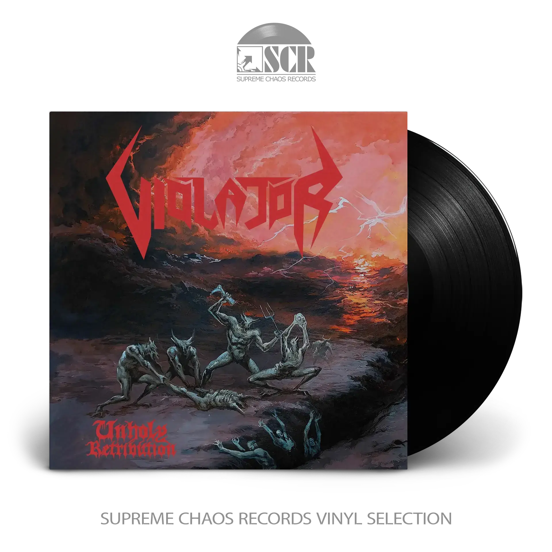 VIOLATOR · Unholy Retribution | BLACK LP (Thrash Metal Vinyl)