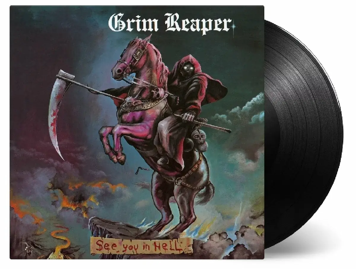 GRIM REAPER - See You In Hell · BLACK LP