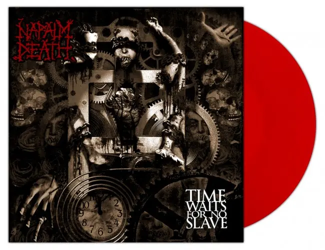 NAPALM DEATH - Time Waits For No Slave · RED LP