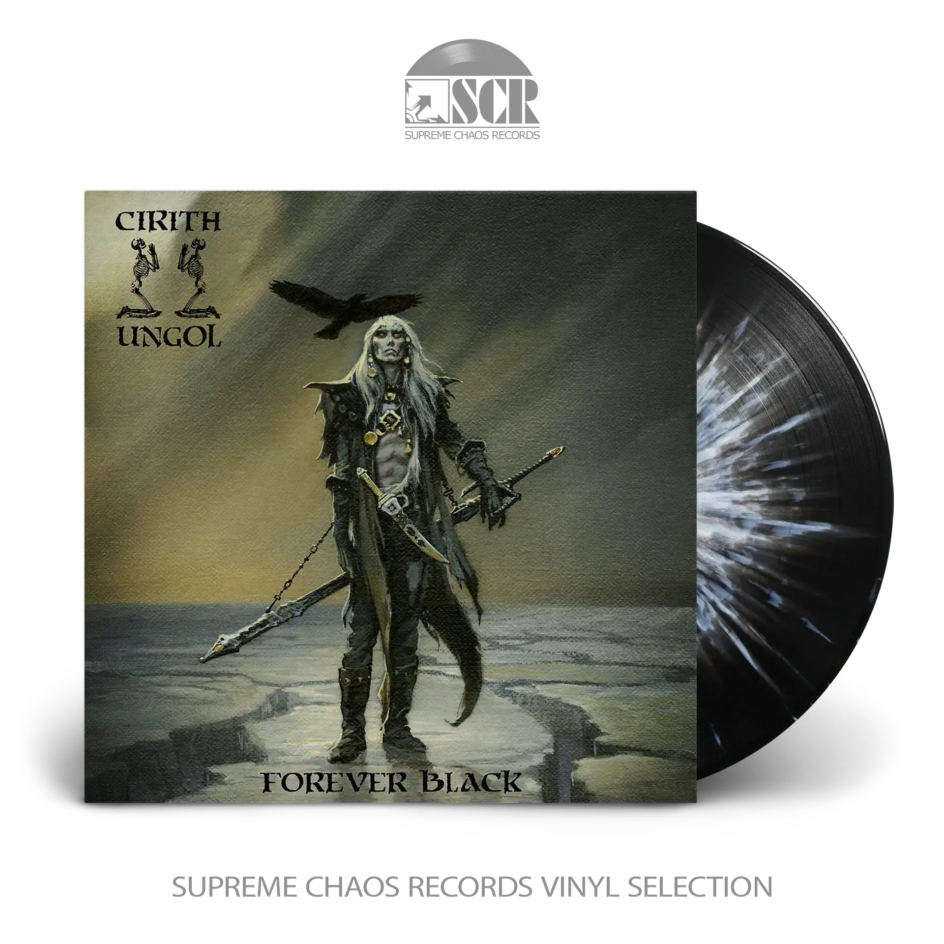 CIRITH UNGOL · Forever Black (5th Anniversary Edition) | BLACK/WHITE SPLATTER LP CIRITH UNGOL · Forever Black (5th Anniversary Edition) | BLACK/WHITE SPLATTER LP (Heavy Metal Vinyl)