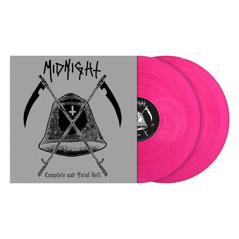 MIDNIGHT · Complete & Total Hell (Re-Issue) | DEATHCRUSH PINK DOUBLE VINYL (Black Metal Vinyl)