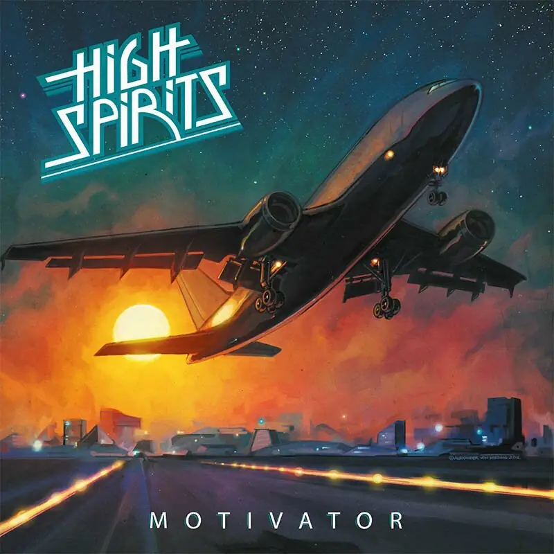 HIGH SPIRITS · Motivator | BLACK LP (Heavy Metal Vinyl) · Picture 1