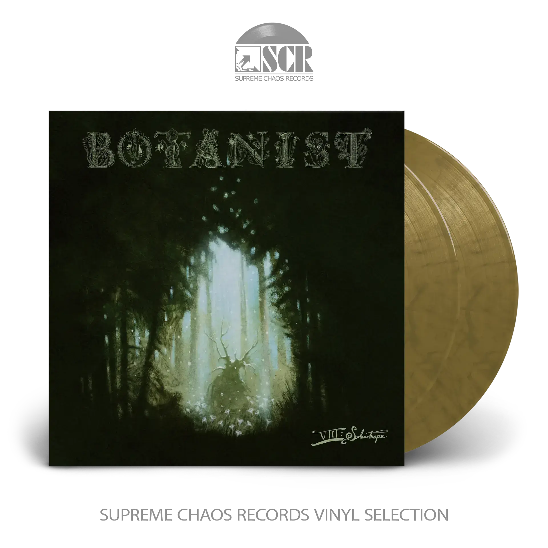 BOTANIST · VIII: Selenotrope | GOLD/BLACK SMOKE 2LP (Progressive Metal/Black Metal/Post Metal Vinyl)