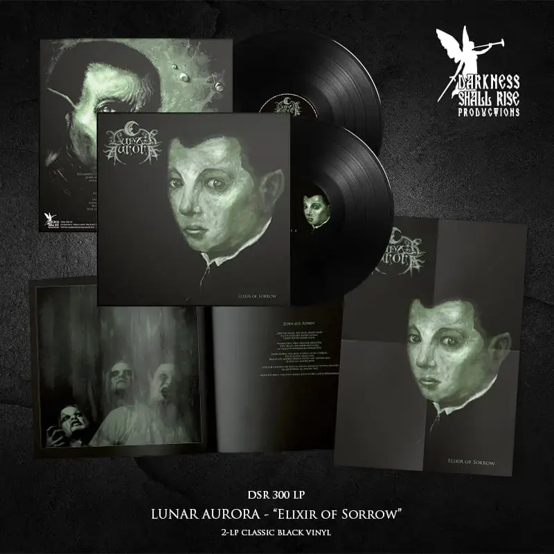LUNAR AURORA · Elixir Of Sorrow | BLACK LP · Picture 2 LUNAR AURORA · Elixir Of Sorrow | BLACK LP (Black Metal Vinyl) · Picture 2