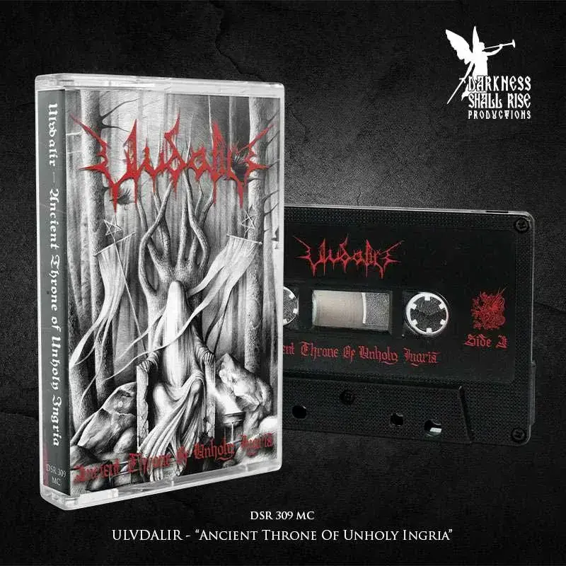ULVDALIR - Ancient Throne Of Unholy Ingria · BLACK TAPE ULVDALIR - Ancient Throne Of Unholy Ingria · BLACK TAPE (Black Metal Tapes)