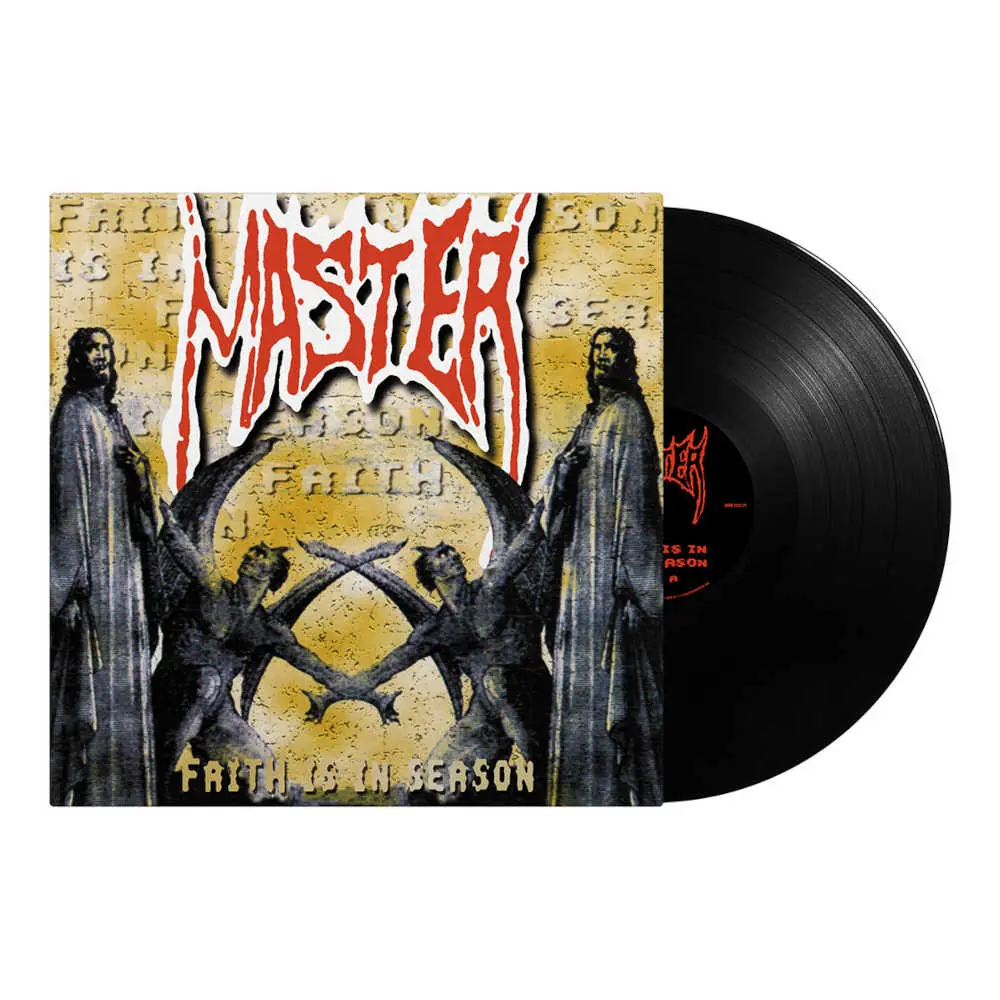 MASTER · Faith In Season | BLACK LP (Death Metal Vinyl)