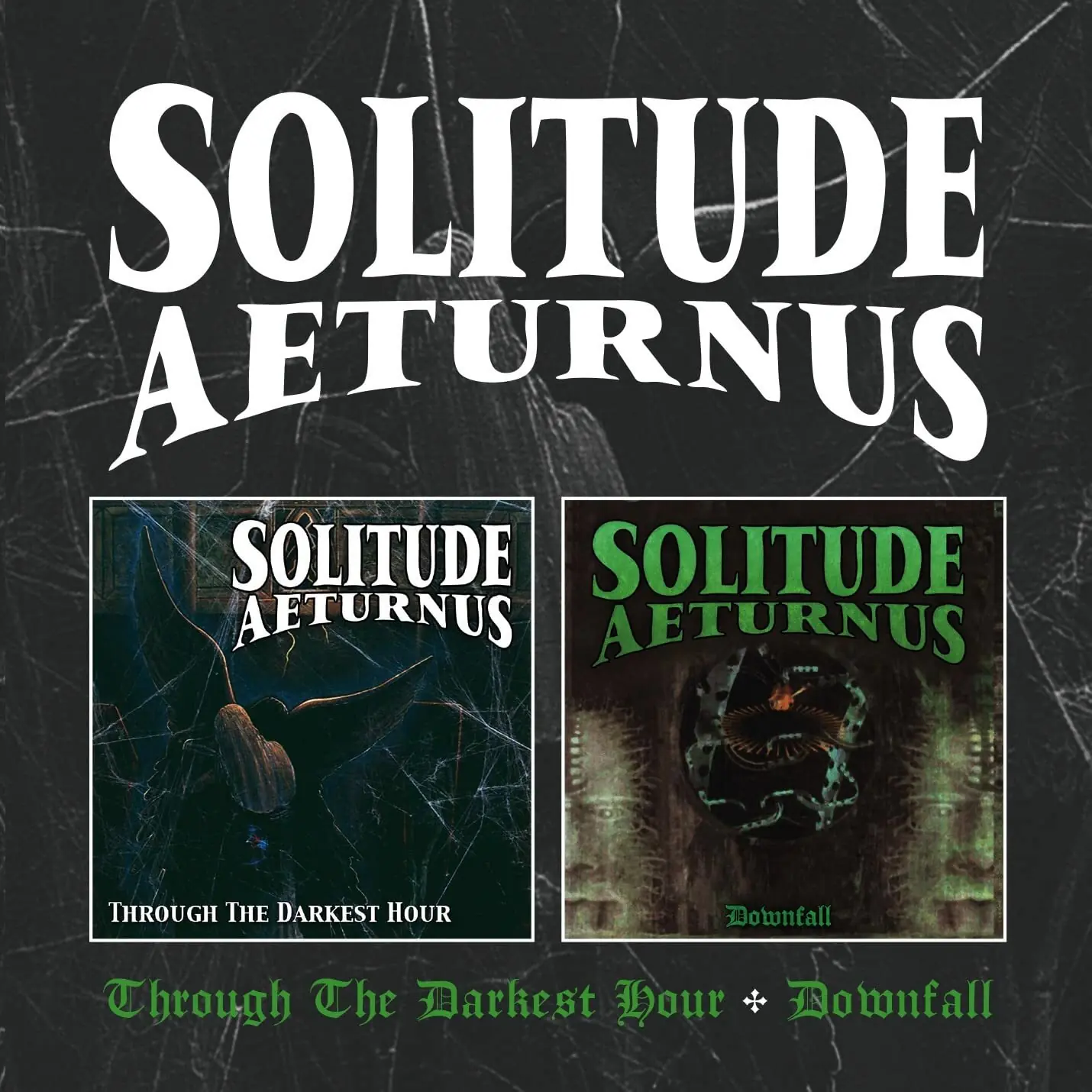 SOLITUDE AETURNUS - Through The Darkest Hour / Downfall · 2CD (Doom Metal CDs)