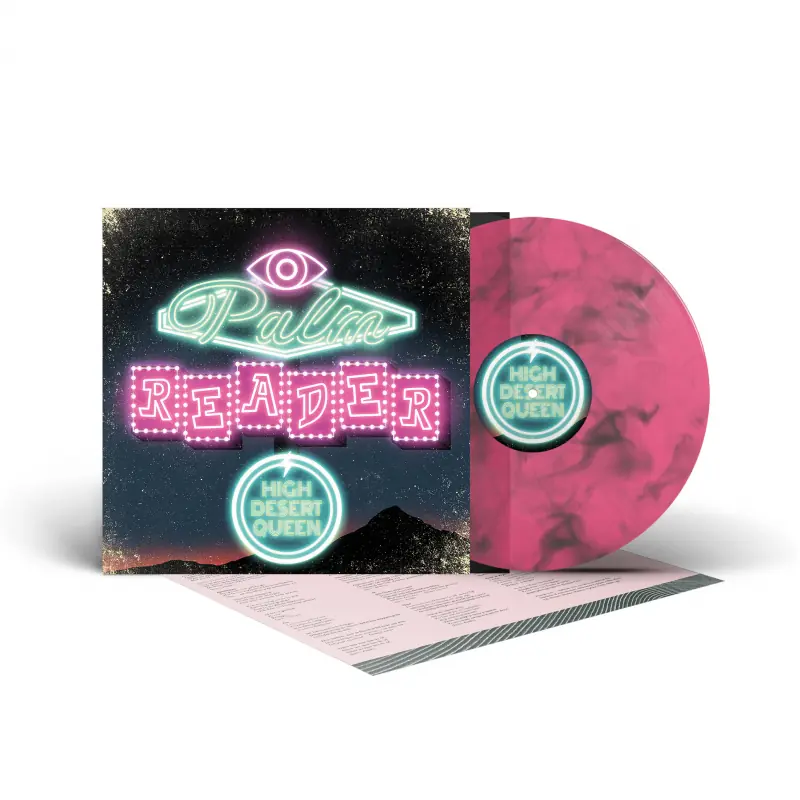 HIGH DESERT QUEEN · Palm Reader | PINK/BLACK MARBLED LP HIGH DESERT QUEEN · Palm Reader | PINK/BLACK MARBLED LP (Stoner Rock Vinyl)