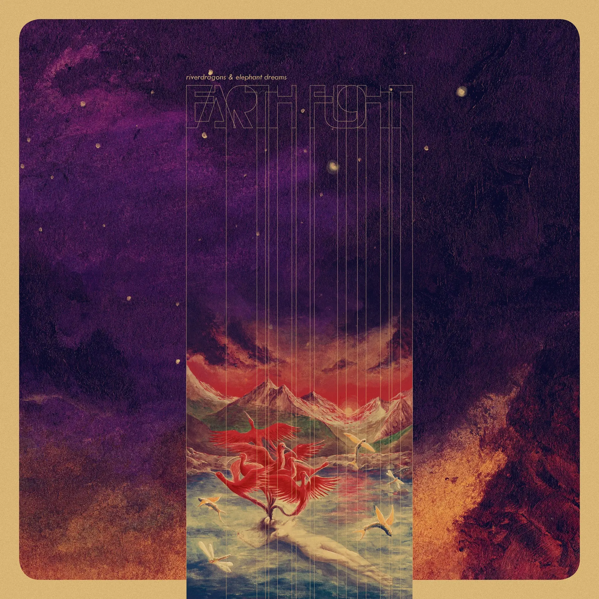 EARTH FLIGHT - Riverdragons & Elephant Dreams · BLACK 2LP 1