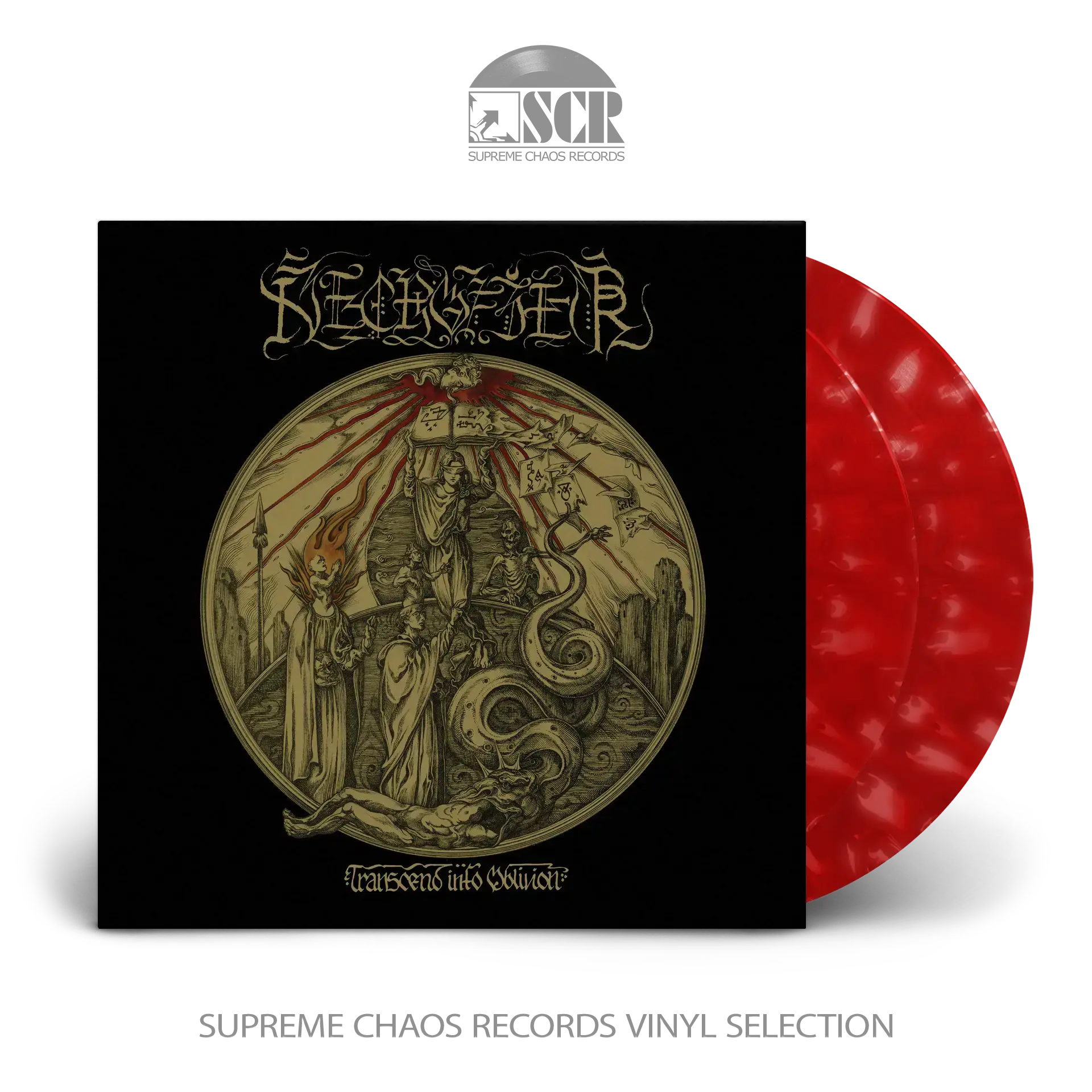 NECROFIER · Transcend Into Oblivion | CLEAR/RED 2LP (Death Metal/Black Metal Vinyl)