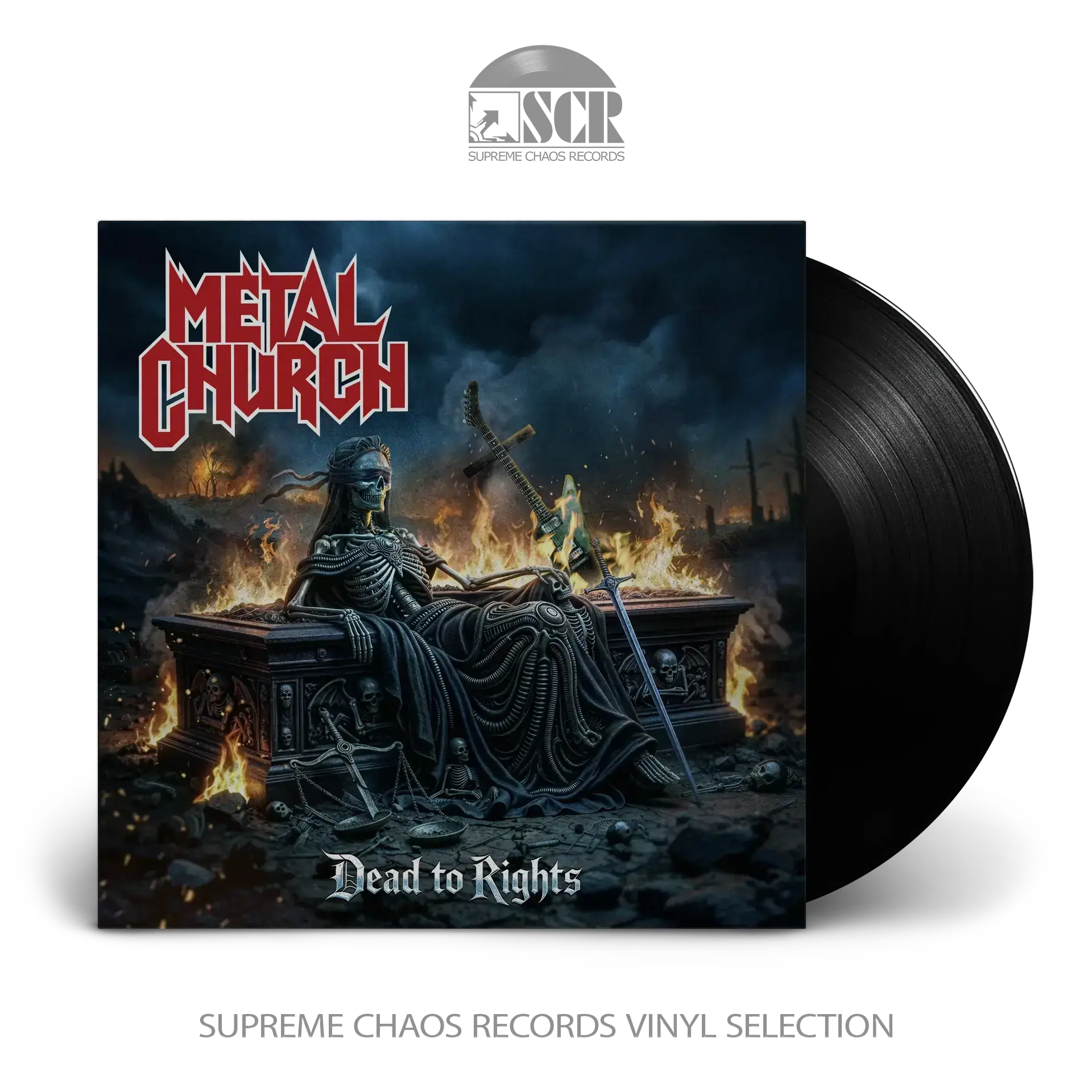 METAL CHURCH · Dead To Rights | BLACK LP (Heavy Metal Vinyl)
