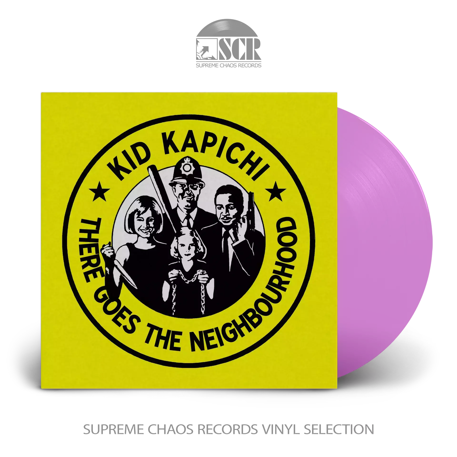 KID KAPICHI - There Goes The Neighbourhood · NEON PINK LP KID KAPICHI - There Goes The Neighbourhood · NEON PINK LP (Alternative Rock Vinyl)