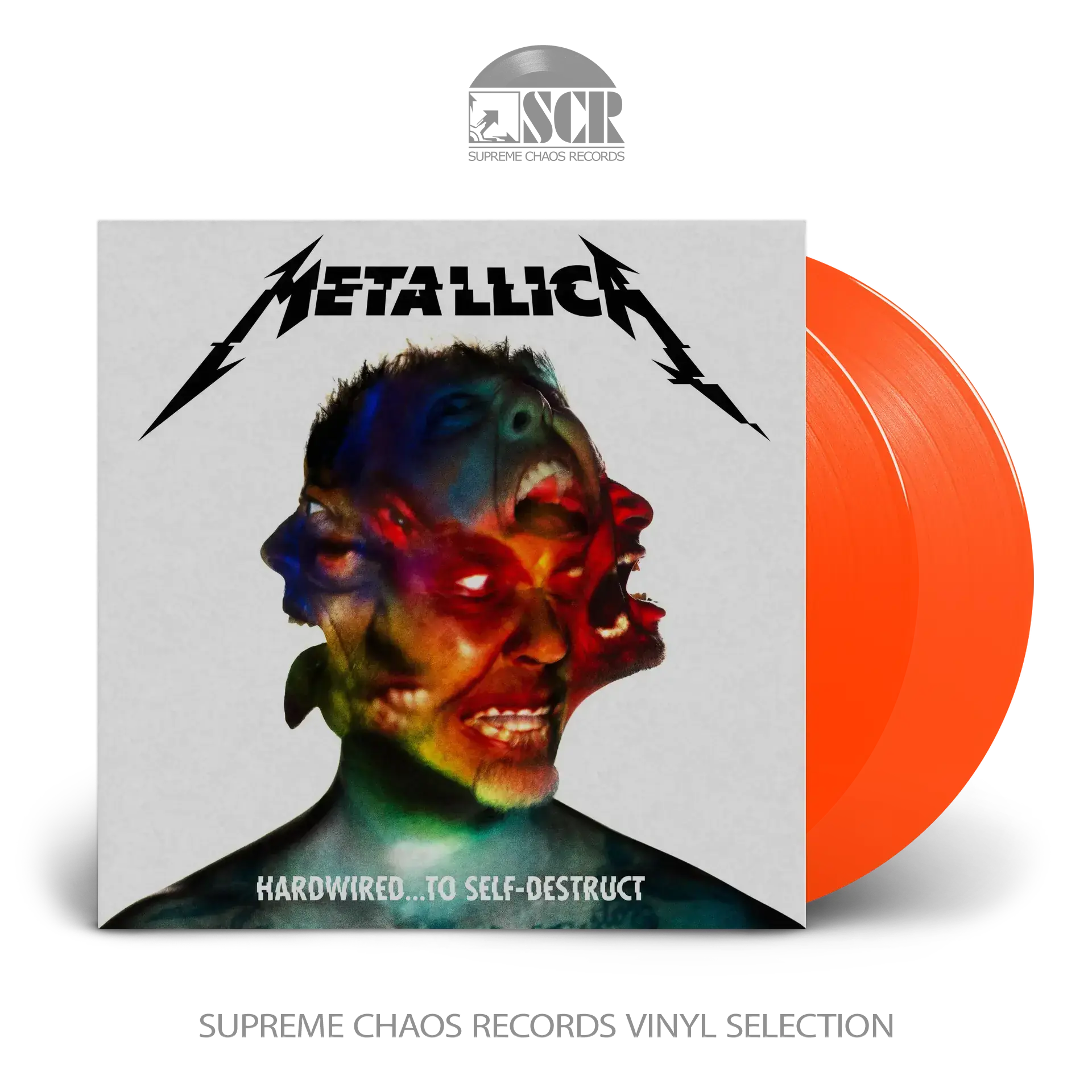 METALLICA · Hardwired...To Self-Destruct | FLAME ORANGE 2LP (Thrash Metal/Heavy Metal Vinyl)