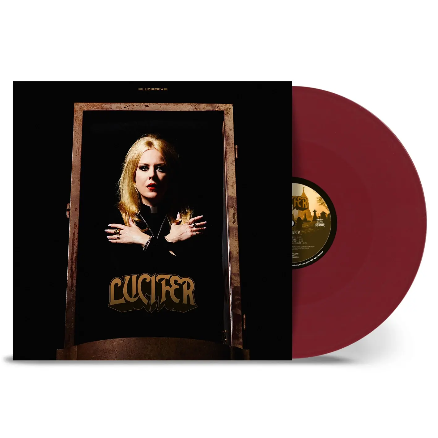LUCIFER · Lucifer V | OXBLOOD RED LP LUCIFER · Lucifer V | OXBLOOD RED LP (Doom Metal Vinyl)