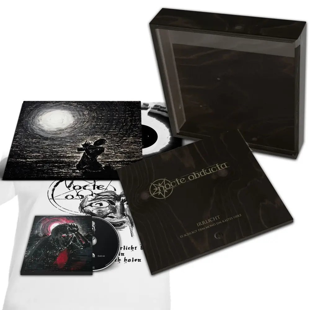 NOCTE OBDUCTA - Irrlicht (Es schlägt dem Mond ein kaltes Herz) · WOODEN VINYL BOX SET NOCTE OBDUCTA - Irrlicht (Es schlägt dem Mond ein kaltes Herz) · WOODEN VINYL BOX SET (Black Metal Vinyl)