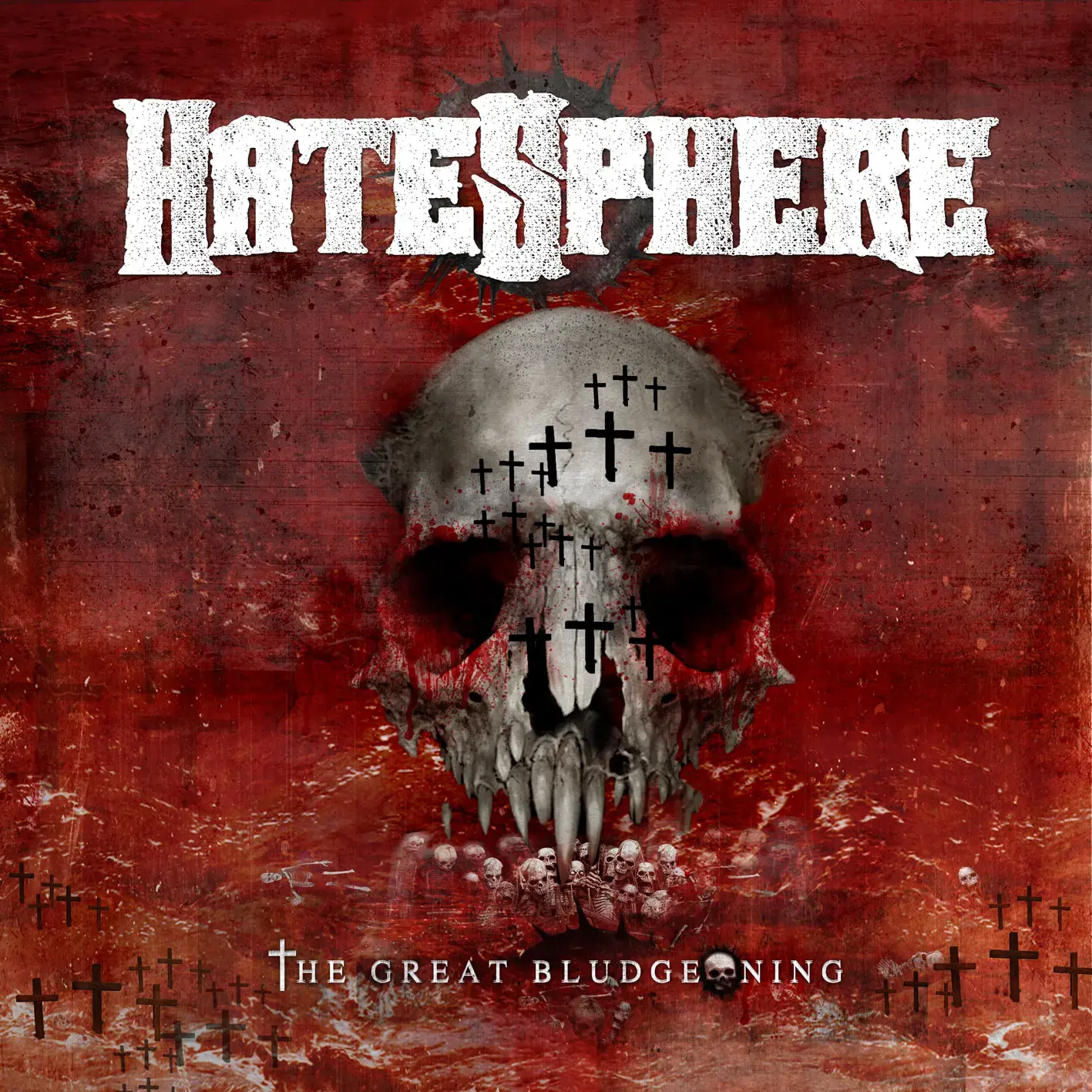 HATESPHERE - The Great Bludgeoning · TRANSPARENT RED LP · Picture 1 HATESPHERE - The Great Bludgeoning · TRANSPARENT RED LP (Thrash Metal Vinyl) · Picture 1