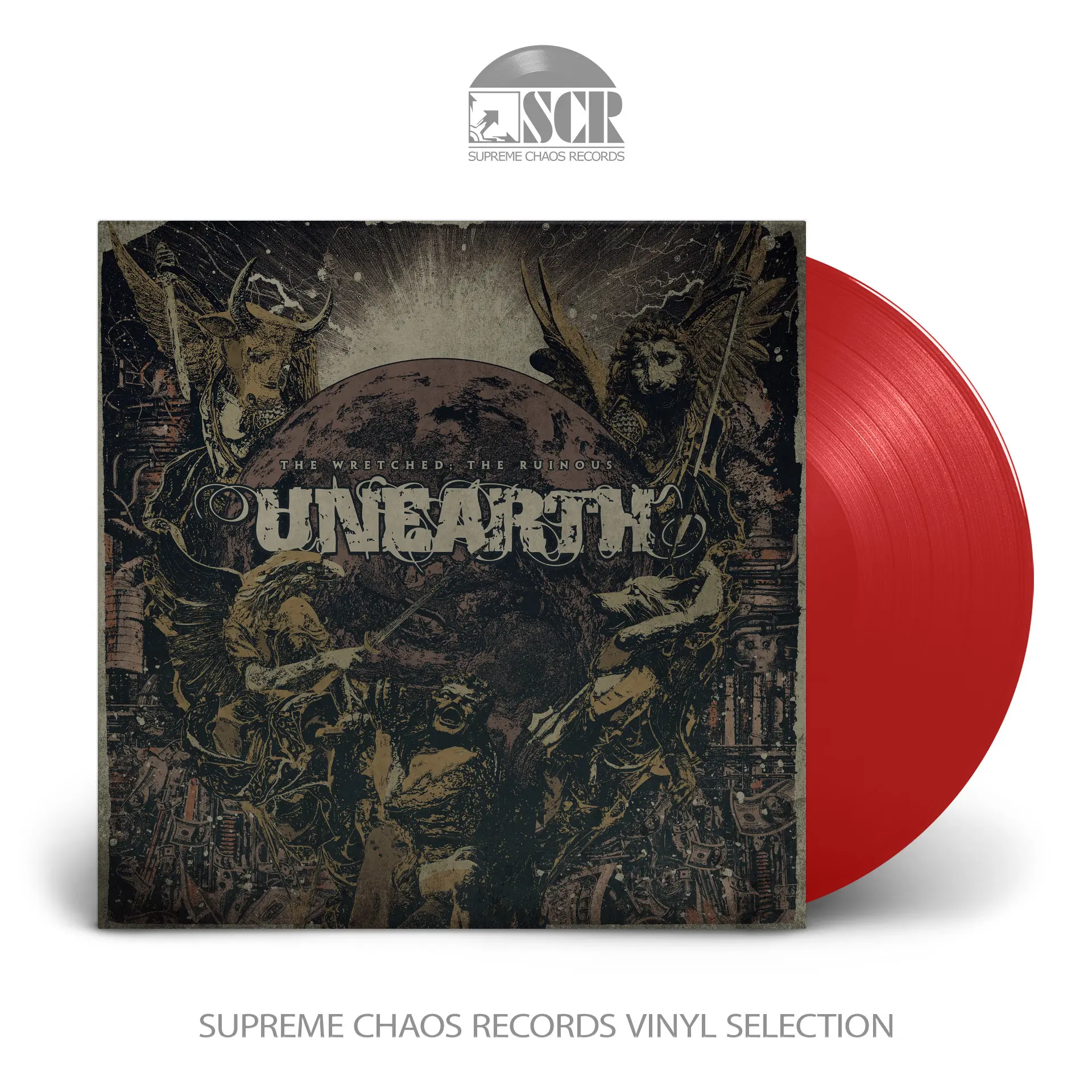 UNEARTH · The Wretched; The Ruinous | TRANSPARENT RED LP UNEARTH · The Wretched; The Ruinous | TRANSPARENT RED LP (Metalcore Vinyl)