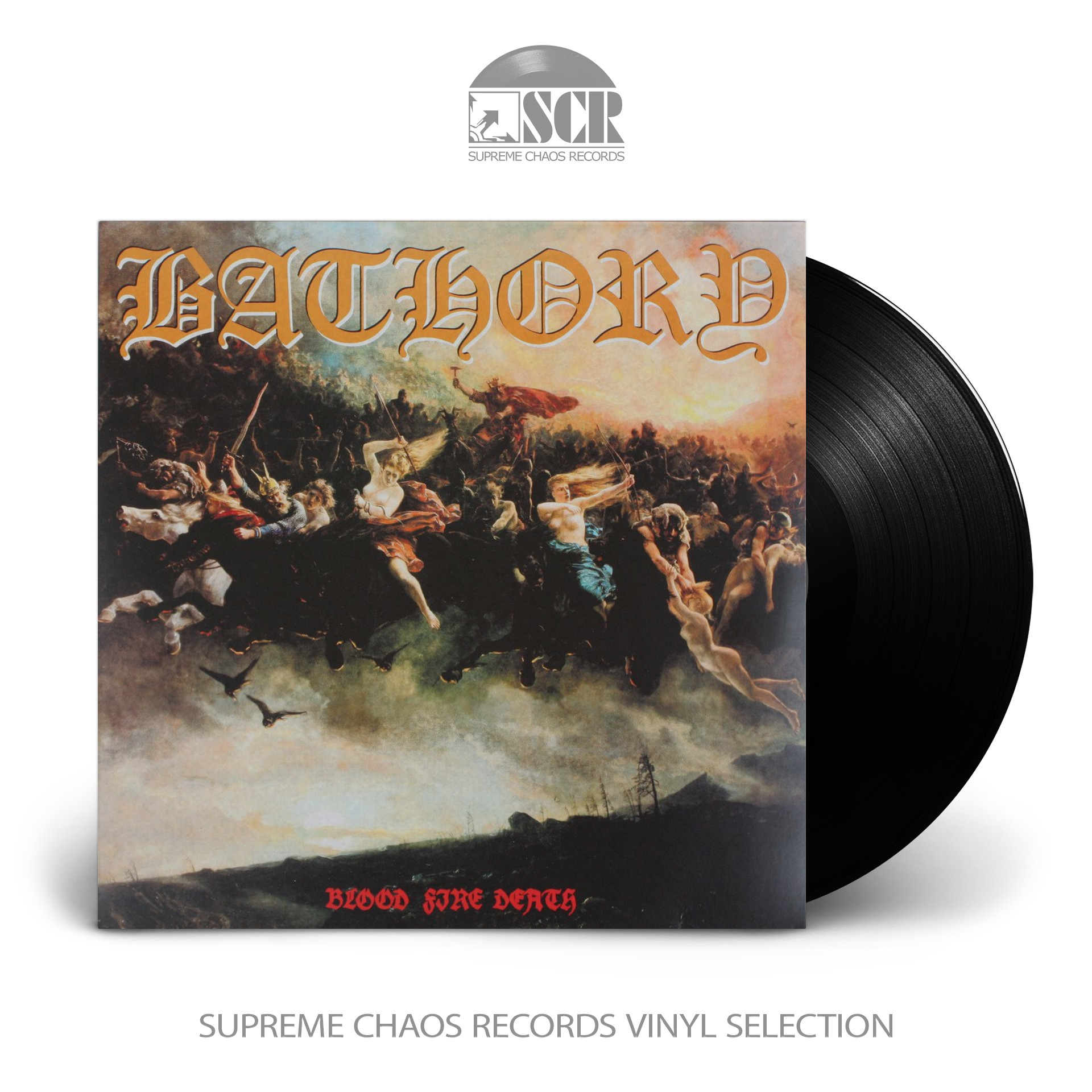 BATHORY · Blood Fire Death | LP (Black Metal Vinyl)