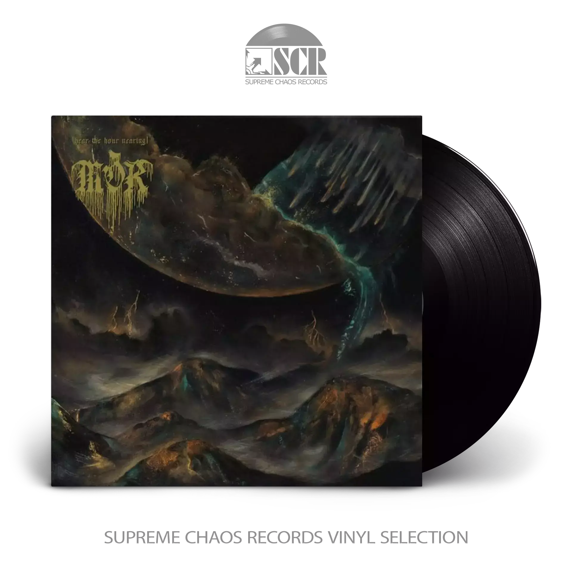 MOR · Hear The Hour Nearing! | BLACK LP (Black Metal Vinyl)