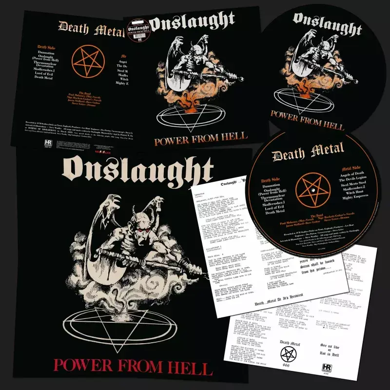 ONSLAUGHT - Power From Hell · PICTURE LP ONSLAUGHT - Power From Hell · PICTURE LP (Thrash Metal Vinyl)