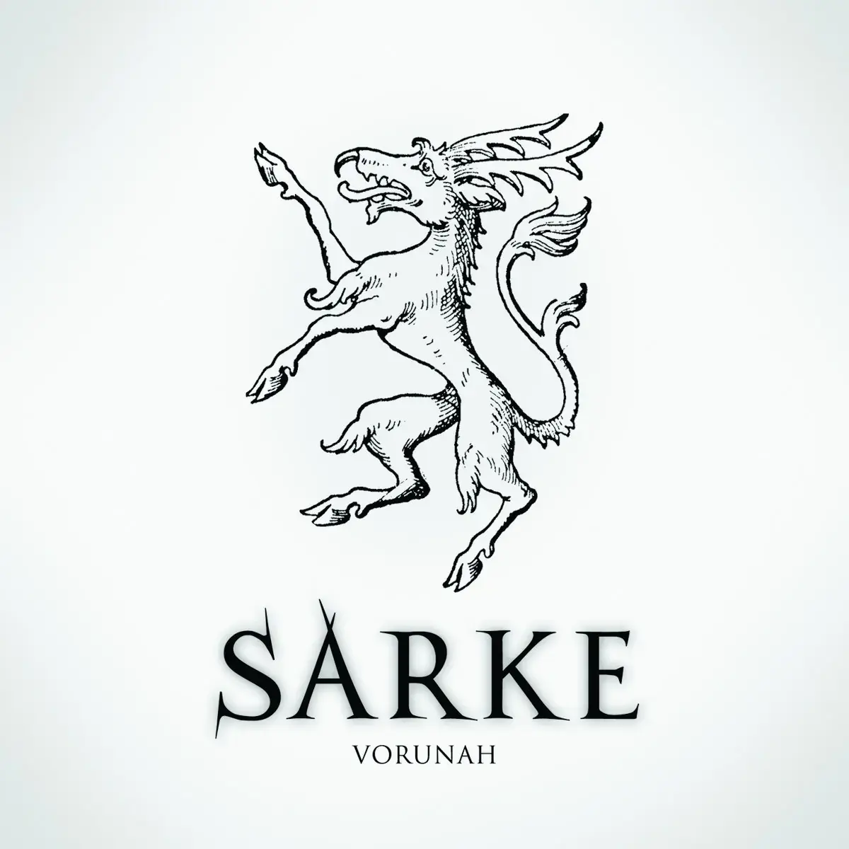 SARKE · Vorunah | WHITE LP (Black Metal Vinyl) · Picture 1