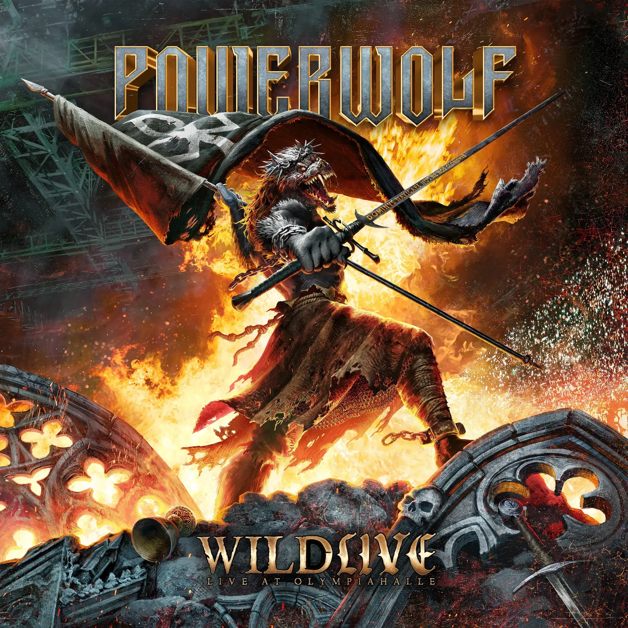 POWERWOLF · Wildlive (Live At Olympiahalle) | BLACK 2LP (Heavy Metal Vinyl) · Picture 1