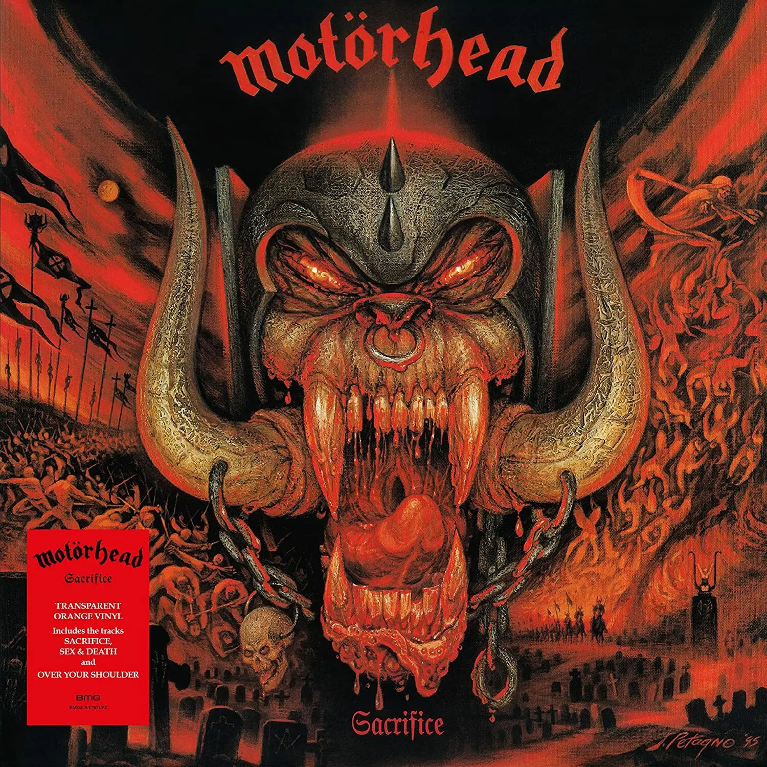 MOTÖRHEAD - Sacrifice [ORANGE] · LP (Heavy Metal Vinyl) · Picture 1