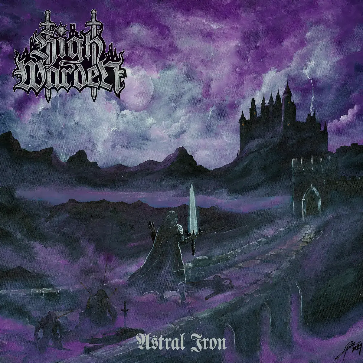 HIGH WARDEN · Astral Iron | BLACK LP (Heavy Metal/Doom Metal Vinyl) · Picture 1