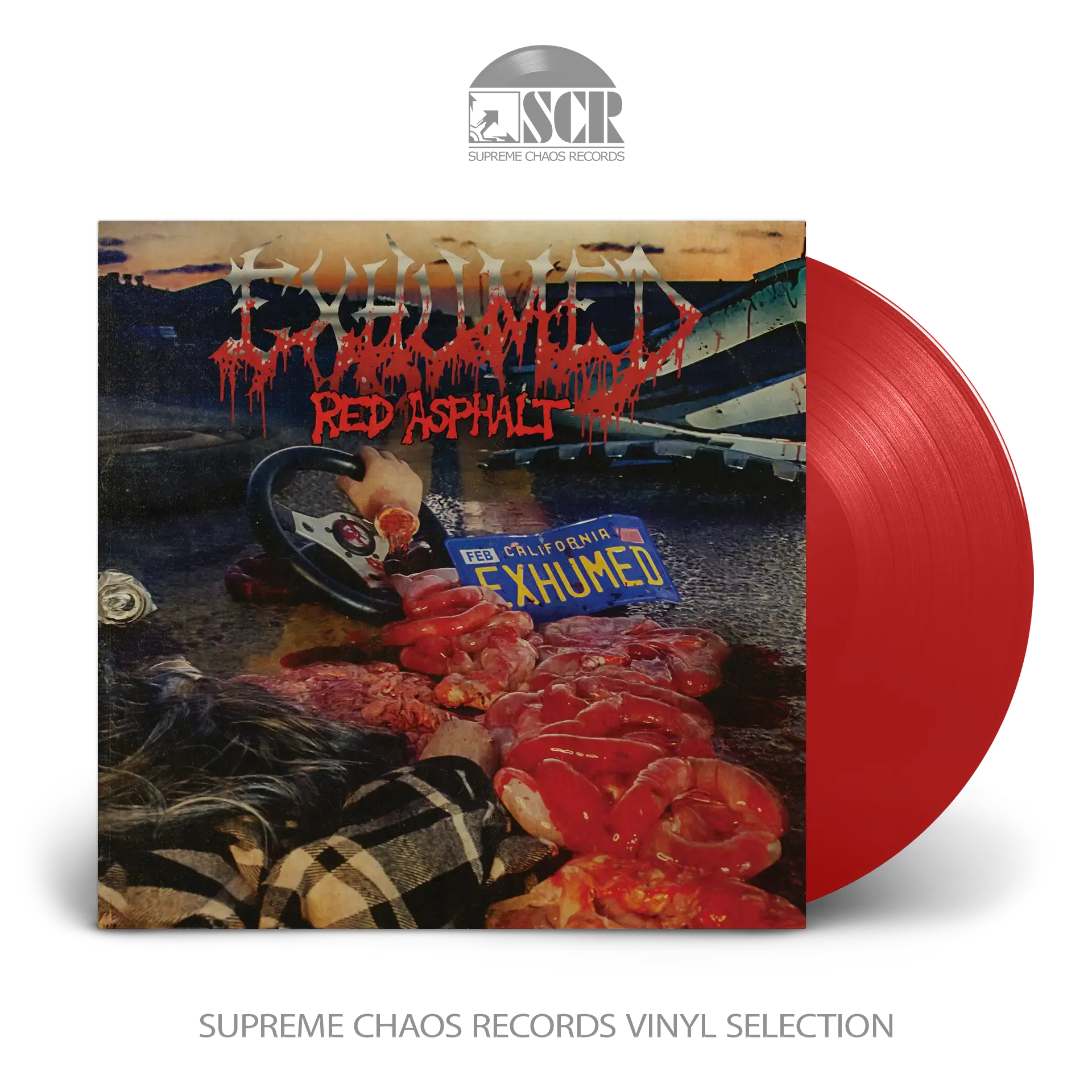 EXHUMED · Red Asphalt | BLOOD RED LP (Death Metal Vinyl)