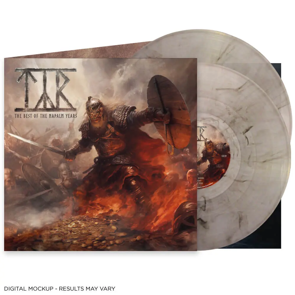 TYR · The Best Of The Napalm Years | SILVER/BLACK MARBLED 2LP TYR · The Best Of The Napalm Years | SILVER/BLACK MARBLED 2LP (Viking Metal Vinyl)