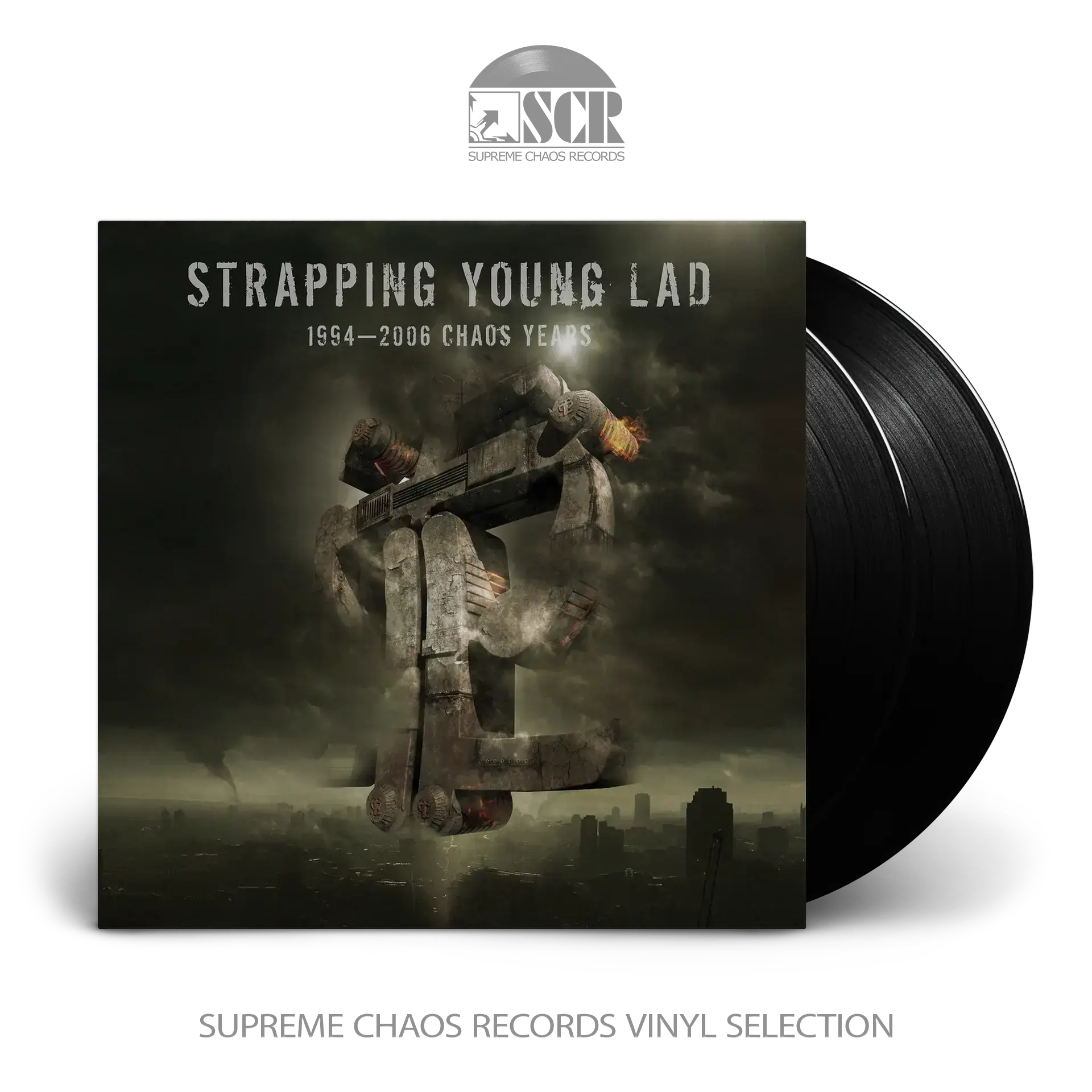 STRAPPING YOUNG LAD · 1994 - 2006 The Chaos Years | BLACK 2LP STRAPPING YOUNG LAD · 1994 - 2006 The Chaos Years | BLACK 2LP (Death Metal Vinyl)