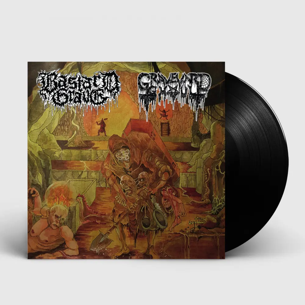 BASTARD GRAVE / GRAVEYARD GHOUL - Split [BLACK 7"] · EP