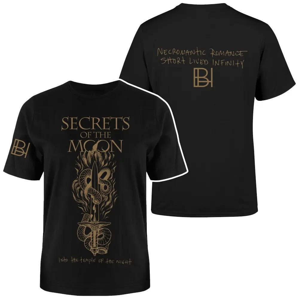 SECRETS OF THE MOON · Into The Temple Of The Night T-Shirt | TS-L SECRETS OF THE MOON · Into The Temple Of The Night T-Shirt | TS-L (Progressive Metal Clothes)