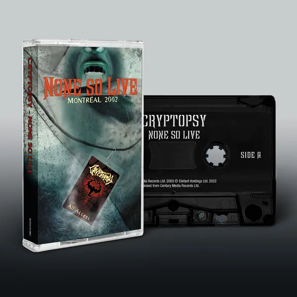 CRYPTOPSY · None So Live | TAPE CASS CRYPTOPSY · None So Live | TAPE CASS (Death Metal Tapes)