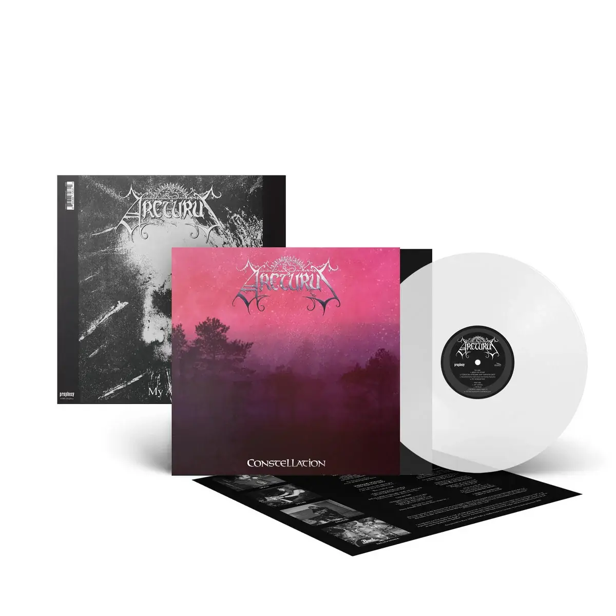 ARCTURUS · Constellation / My Angel | CLEAR LP (Black Metal Vinyl) · Picture 2