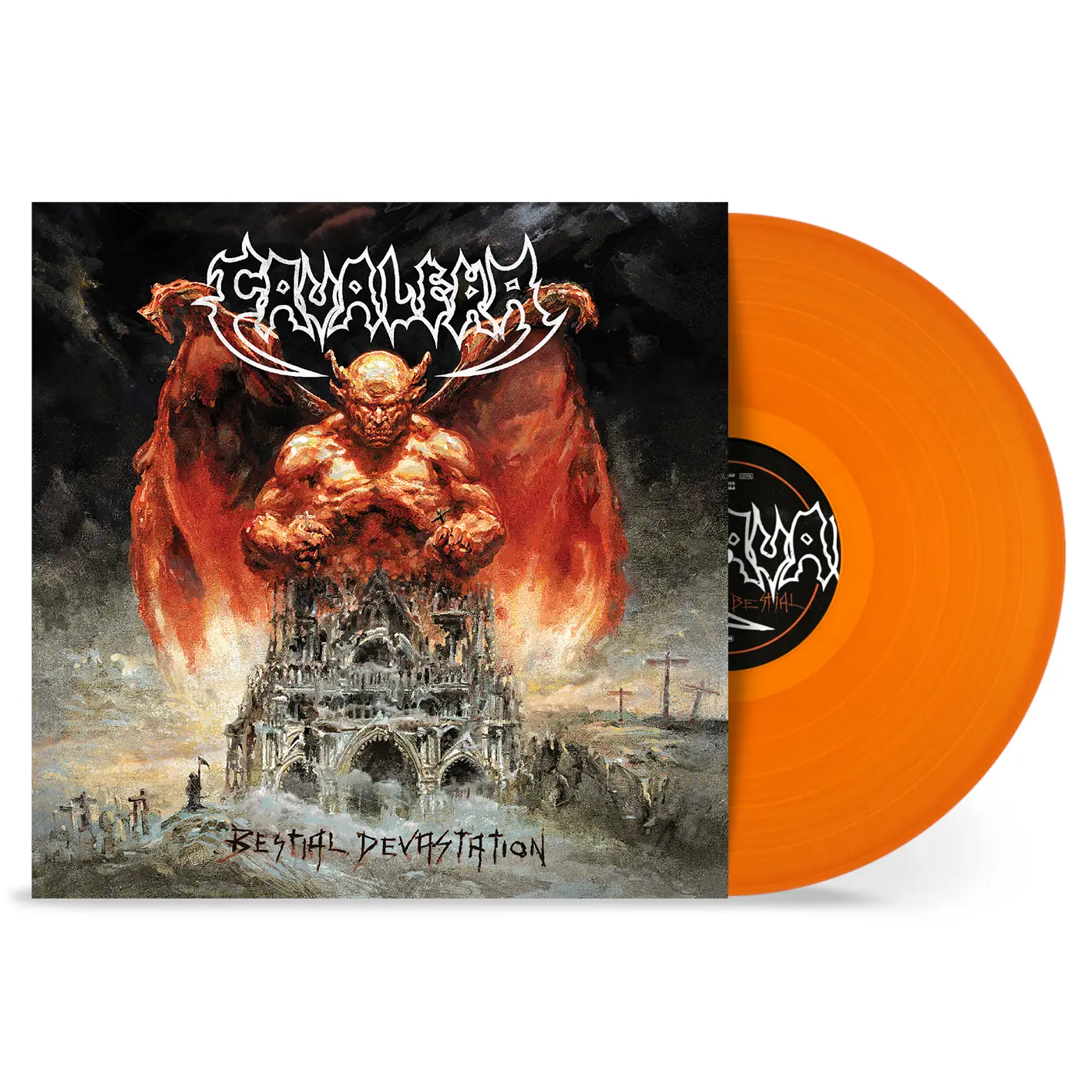 CAVALERA - Bestial Devastation · ORANGE LP