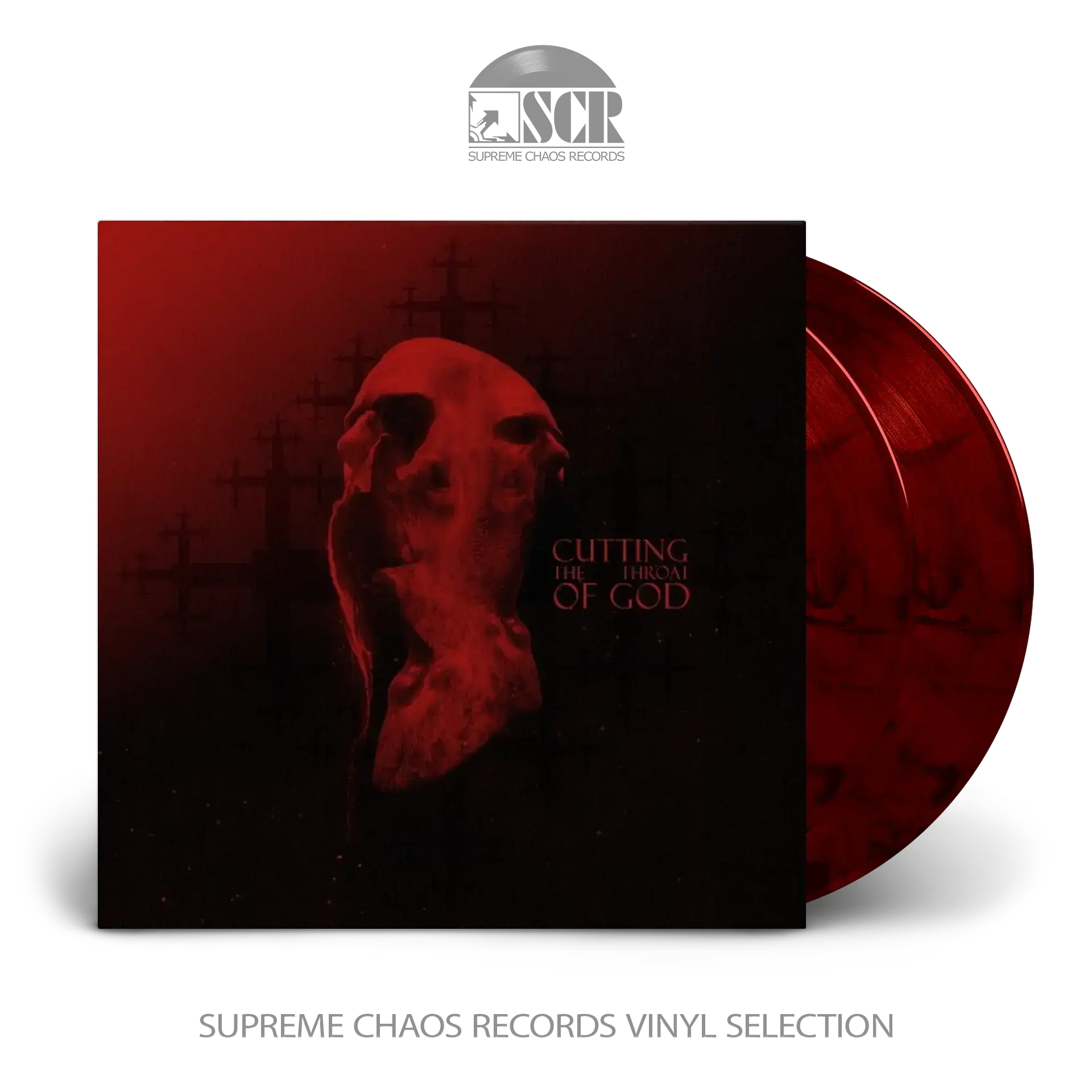 ULCERATE - Cutting The Throat Of God · RED/BLACK 2LP ULCERATE - Cutting The Throat Of God · RED/BLACK 2LP (Death Metal Vinyl)